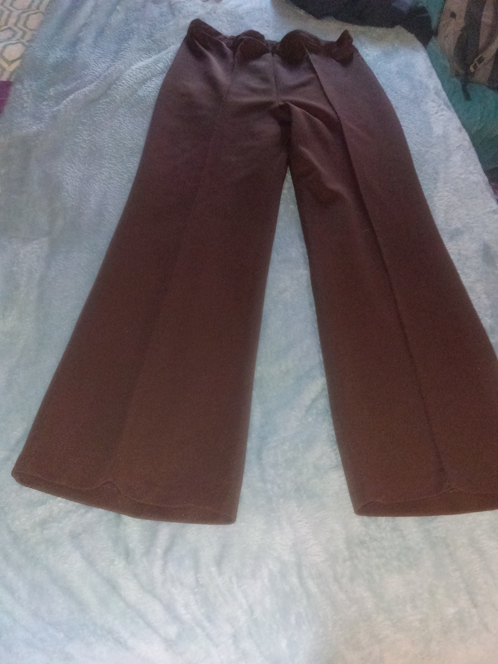 Wide Leg Brown Pants